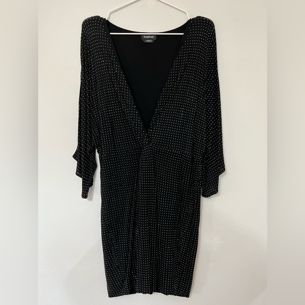 Bebe short black dress